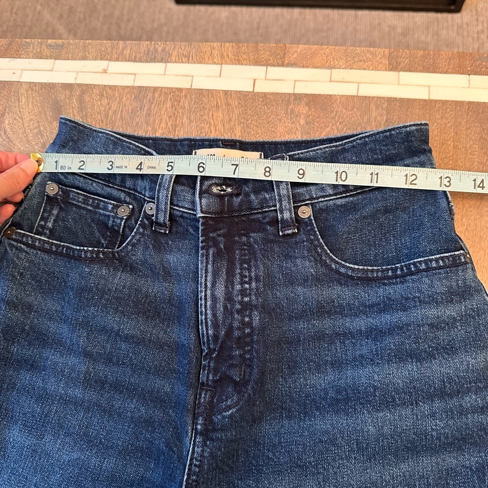 Madewell The Perfect Vintage Wide-Leg Jean Dark Blue Nighthawk Wash (Size 25) - Picture 12 of 14